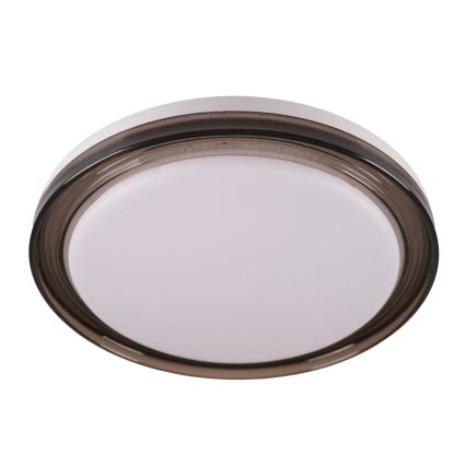 LED Dimmable bathroom ceiling light HALINA LED/48W/230V 3000-6000K d. 38 cm IP44 black + remote control