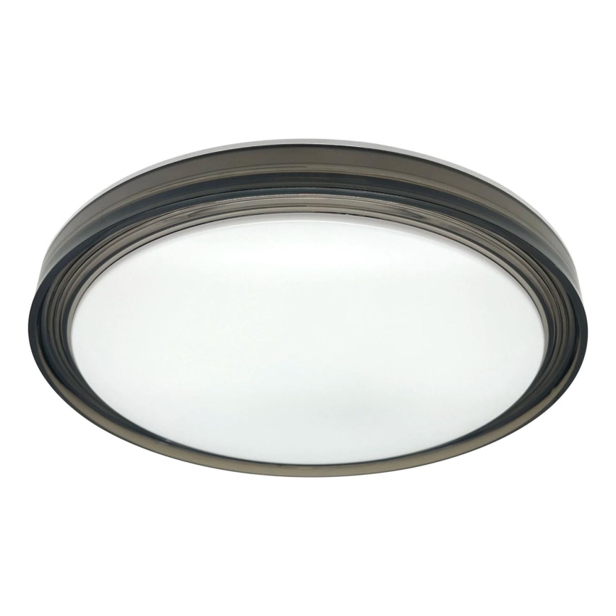 LED Dimmable bathroom ceiling light HALINA LED/48W/230V 3000-6000K d. 38 cm IP44 black + remote control