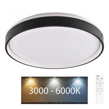 LED Dimmable bathroom ceiling light JADWIGA LED/42W/230V d. 38,5 cm 3000-6000K IP44 + remote control