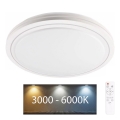 LED Dimmable bathroom ceiling light MARIAN LED/72W/230V d. 48 cm 3000-6000K IP44 + remote control