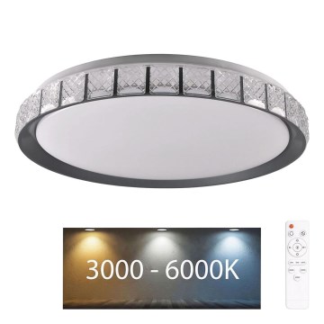 LED Dimmable bathroom ceiling light NINA LED/72W/230V d. 49 cm 3000-6000K IP44 + remote control