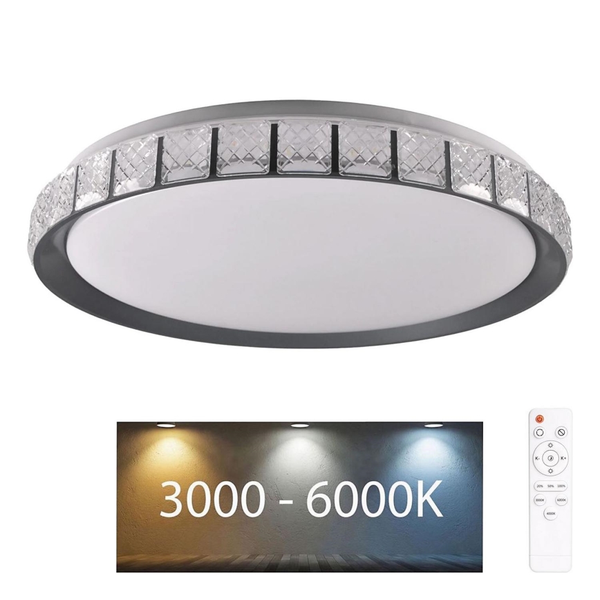 LED Dimmable bathroom ceiling light NINA LED/72W/230V d. 49 cm 3000-6000K IP44 + remote control