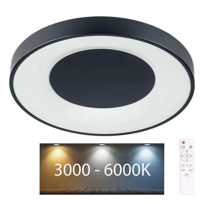 LED Dimmable bathroom ceiling light WITOLD LED/48W/230V d. 38,5 cm 3000-6000K IP44 +Dálkové control