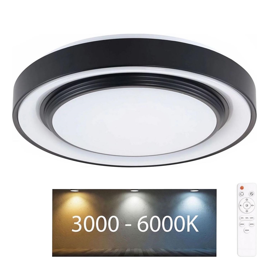 LED Dimmable bathroom ceiling light ZYGMUNT LED/48W/230V d. 38,5 cm 3000-6000K IP44 + remote control