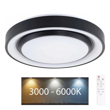 LED Dimmable bathroom ceiling light ZYGMUNT LED/72W/230V d. 48,5 cm 3000-6000K IP44 + remote control