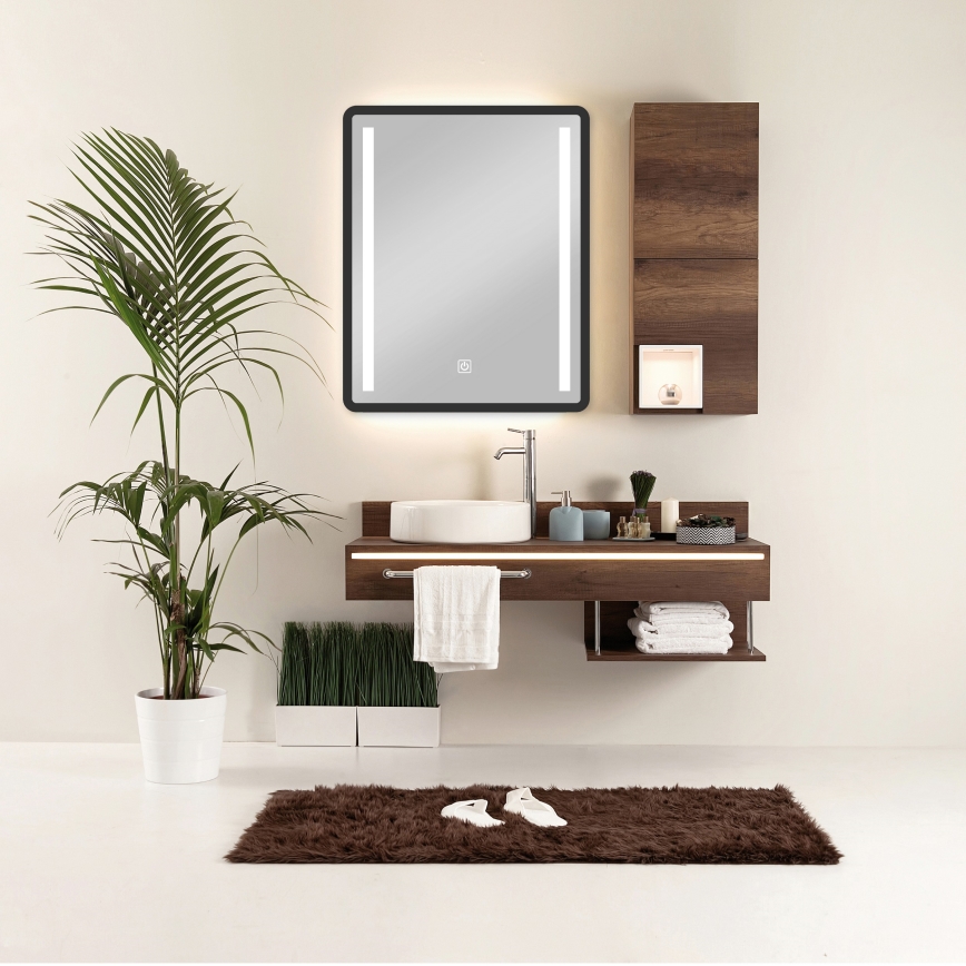 LED Dimmable bathroom heated backlit mirror LED/20W/230V 4000K IP44