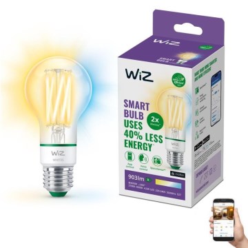 LED Dimmable bulb A60 E27/4,3W/230V 2700-4000K CRI 90 Wi-Fi - WiZ