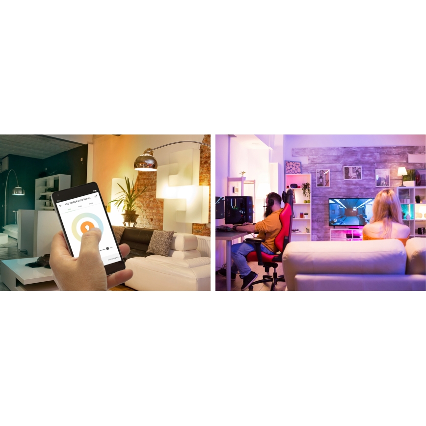 LED Dimmable bulb A60 E27/5W/230V 2700-6500K Wi-Fi Tuya