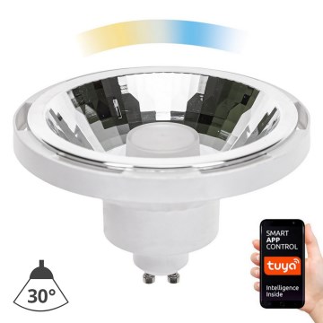 LED Dimmable bulb AR111 GU10/10W/230V 3000-6500K Wi-Fi Tuya 30° white