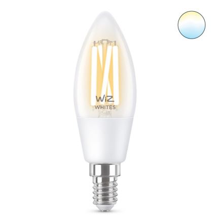 LED Dimmable bulb FILAMENT C35 E14/4,9W/230V 2700-6500K CRI 90 Wi-Fi - WiZ