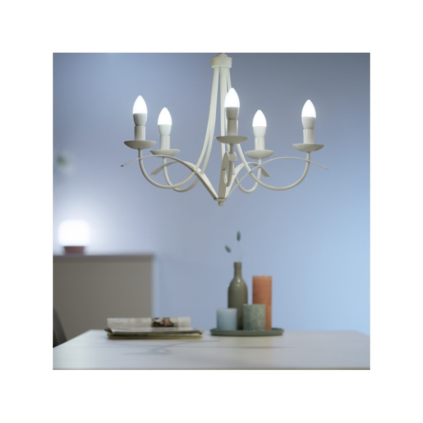 LED Dimmable bulb C37 E14/4,9W/230V 2700K CRI 90 Wi-Fi - WiZ