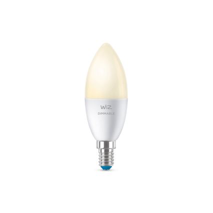 LED Dimmable bulb C37 E14/4,9W/230V 2700K CRI 90 Wi-Fi - WiZ