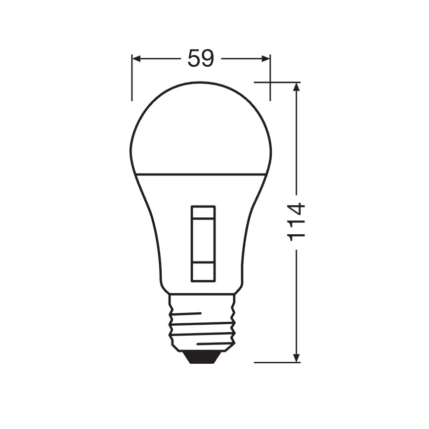 LED Dimmable bulb CLASSIC A60 E27/8,8W/230V 2700/3000/4000/6500K - Osram