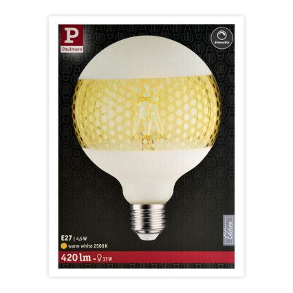 LED Dimmable bulb CLASSIC G125 E27/4,5W/230V 2500K - Paulmann 28770