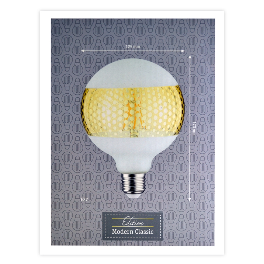LED Dimmable bulb CLASSIC G125 E27/4,5W/230V 2500K - Paulmann 28770