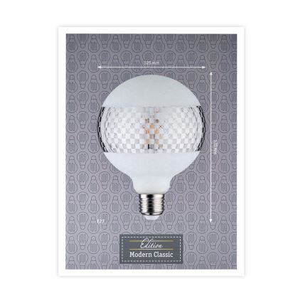 LED Dimmable bulb CLASSIC G125 E27/4,5W/230V 2600K - Paulmann 28742