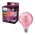 LED Dimmable bulb DECO Philips G93 E27/4,5W/230V 1800K