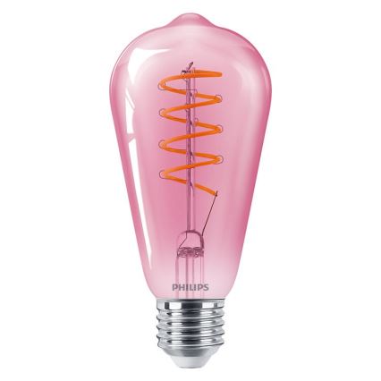 LED Dimmable bulb DECO Philips ST64 E27/4,5W/230V 1800K