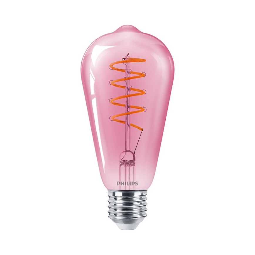 LED Dimmable bulb DECO Philips ST64 E27/4,5W/230V 1800K