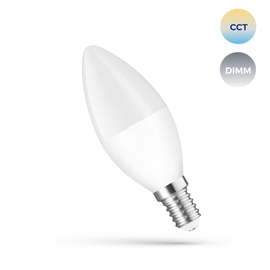 LED Dimmable bulb E14/5W/230V 2700-6500K Wi-Fi Tuya