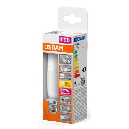 LED Dimmable bulb E27/11W/230V 2700K CRI 90 - Osram