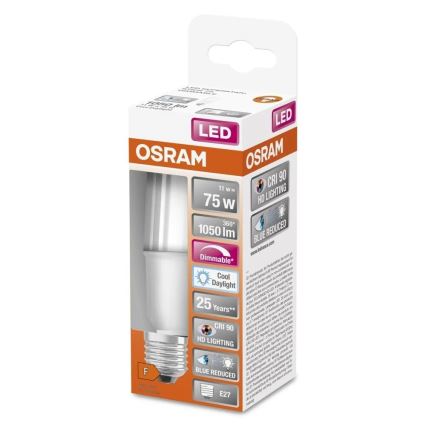 LED Dimmable bulb E27/11W/230V 6500K CRI 90 - Osram