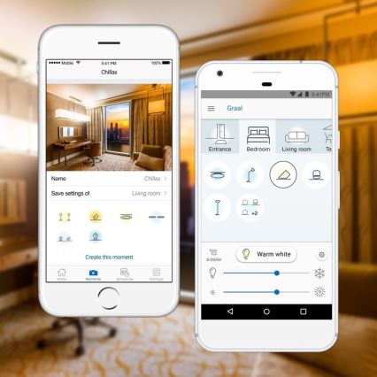 LED Dimmable bulb E27/15W/230V 2700-6500K Wi-Fi - WiZ