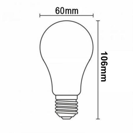 LED Dimmable bulb FILAMENT A60 E27/7,5W/230V 3000K