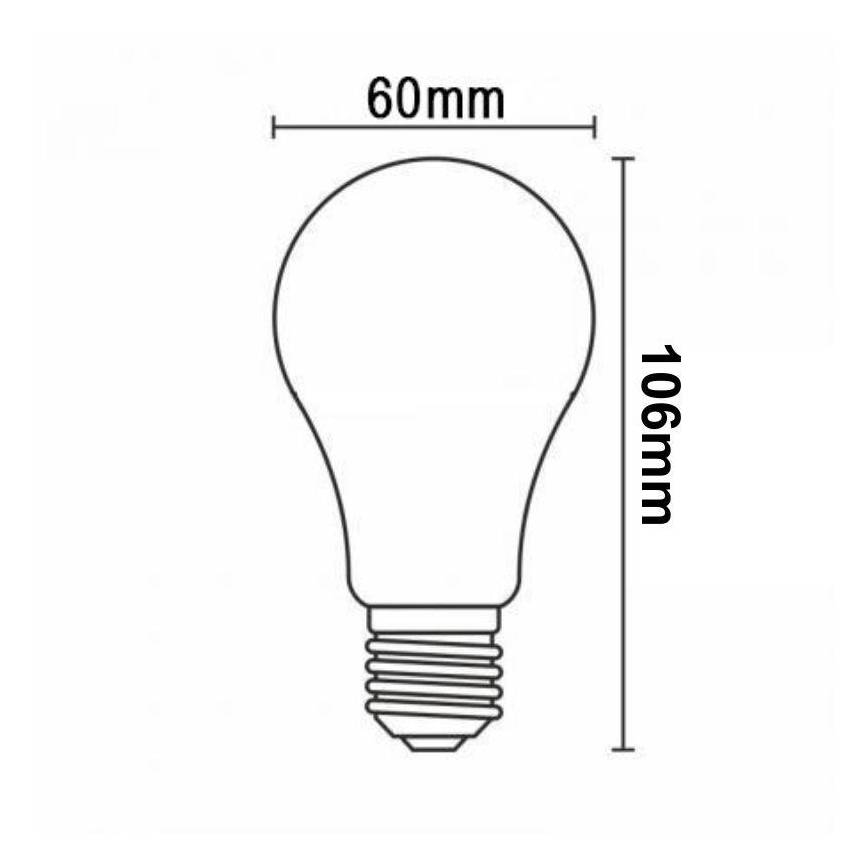 LED Dimmable bulb FILAMENT A60 E27/7,5W/230V 3000K