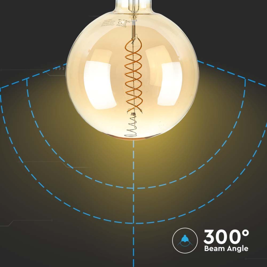 LED Dimmable bulb FILAMENT G200 E27/8W/230V 1800K