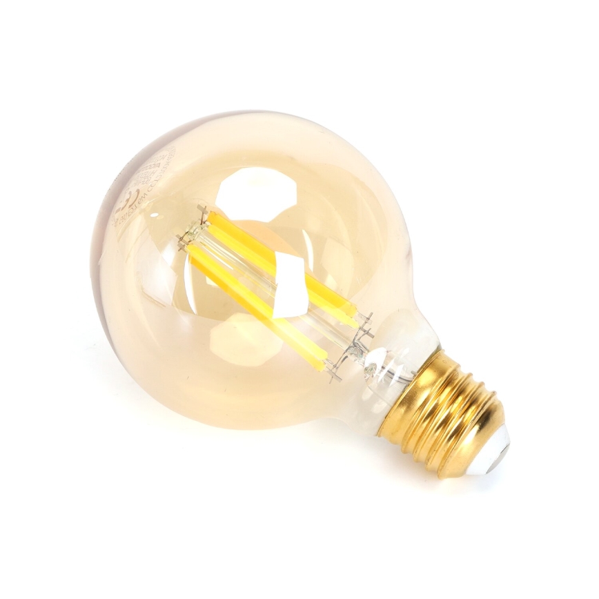 LED Dimmable bulb FILAMENT G80 E27/6W/230V 2700-6500K Wi-Fi - Aigostar