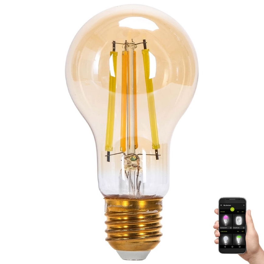 LED Dimmable bulb FILAMENT MESH Smart A60 E27/6W/230V 2700-6500K - Aigostar
