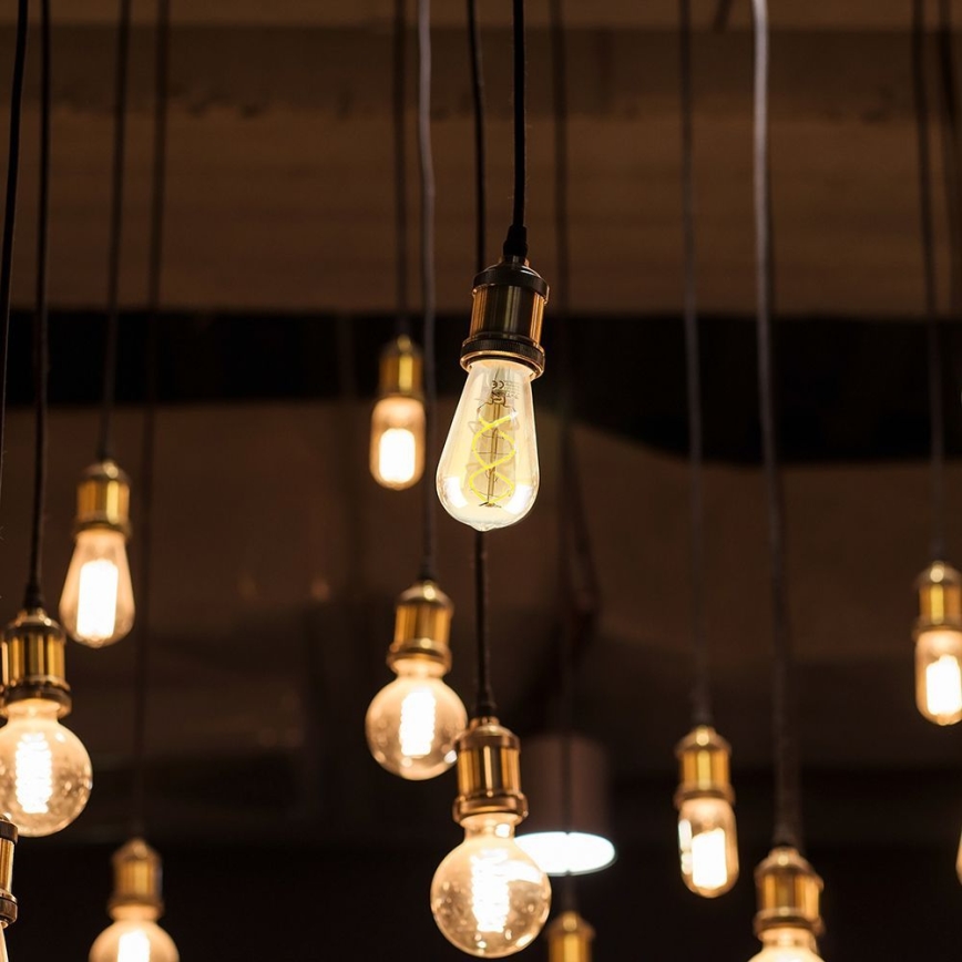 LED Dimmable bulb FILAMENT ST64 E27/4,8W/230V 1800K