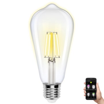 LED Dimmable bulb FILAMENT ST64 E27/6W/230V 2700-6500K Wi-Fi - Aigostar