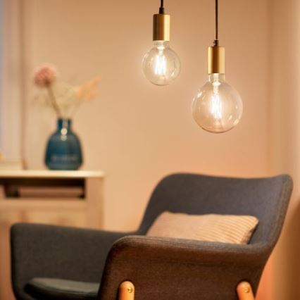 LED Dimmable bulb FILAMENT G125 E27/7W/230V 2700-6500K CRI 90 Wi-Fi - WiZ