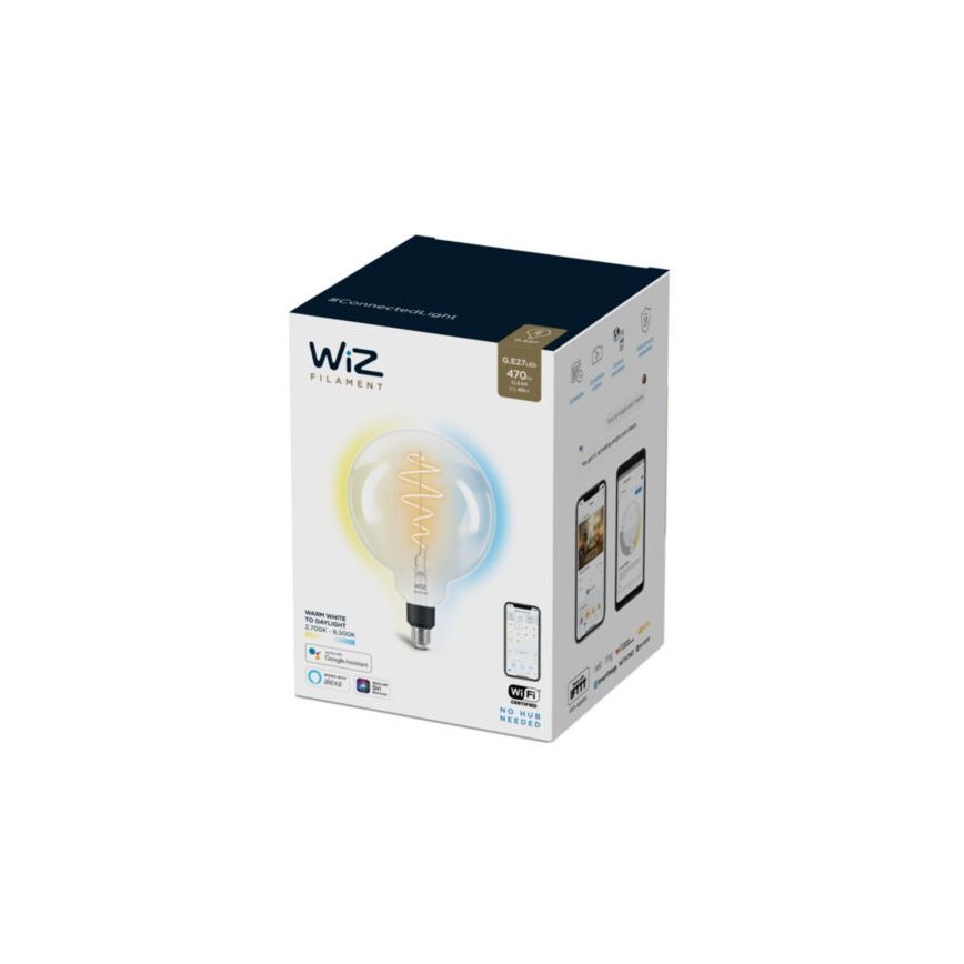 LED Dimmable bulb FILAMENT G200 E27/6,5W/230V 2700-6500K CRI 90 Wi-Fi - WiZ