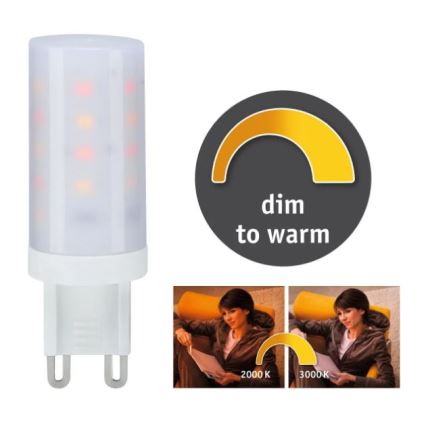 LED Dimmable bulb G9/4W/230V 2000-3000K - Paulmann 28819