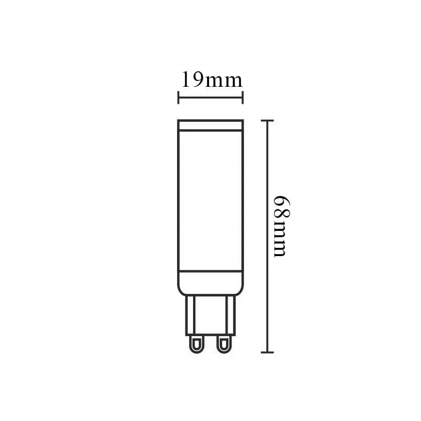 LED Dimmable bulb G9/6W/230V 2800K
