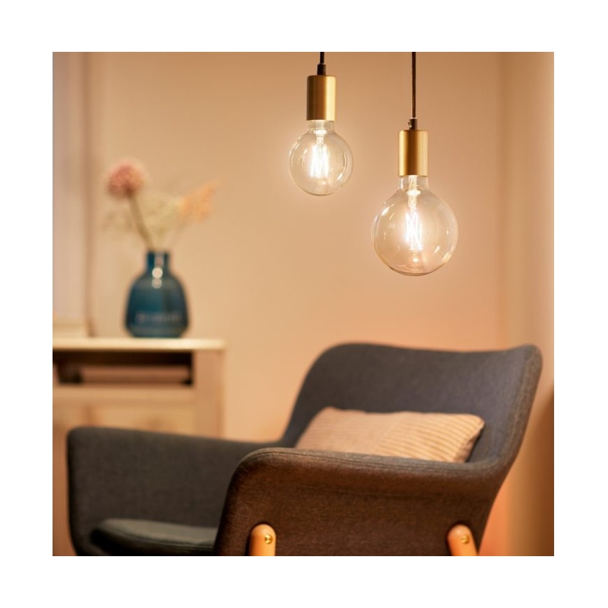 LED Dimmable bulb FILAMENT G95 E27/6,7W/230V 2700-6500K CRI 90 Wi-Fi - WiZ