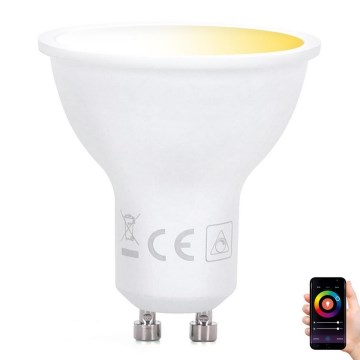 LED Dimmable bulb GU10/5W/230V 3000-6500K Wi-Fi - Aigostar