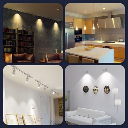 LED Dimmable bulb GU10/5W/230V 3000-6500K Wi-Fi - Aigostar