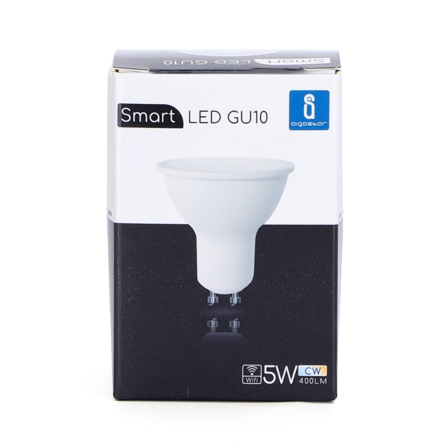 LED Dimmable bulb GU10/5W/230V 3000-6500K Wi-Fi - Aigostar