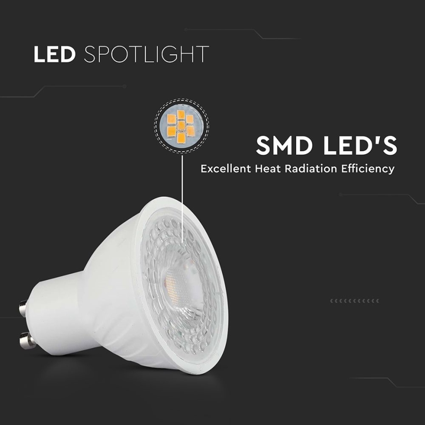 LED Dimmable bulb GU10/6W/230V 6500K 38°