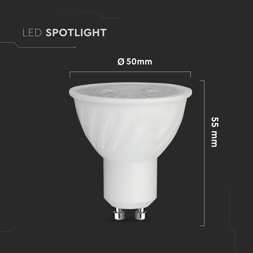 LED Dimmable bulb GU10/6W/230V 6500K 38°