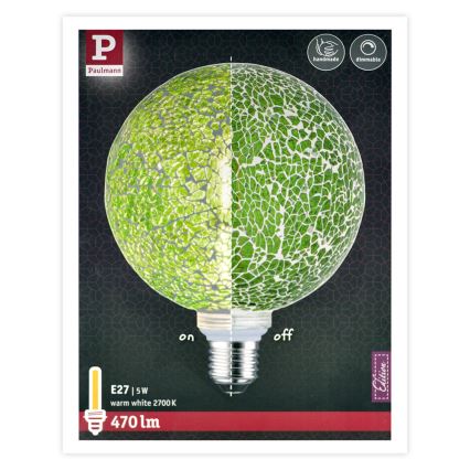 LED Dimmable bulb MOSAIC G125 E27/5W/230V 2700K - Paulmann 28747