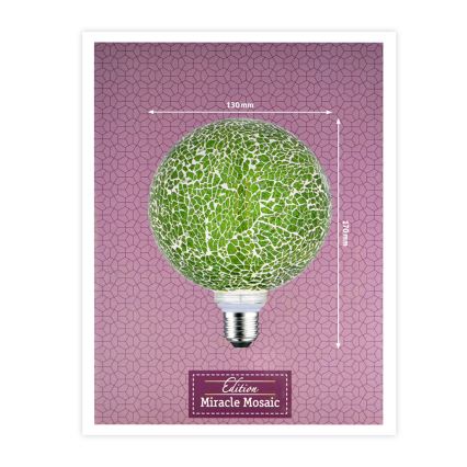 LED Dimmable bulb MOSAIC G125 E27/5W/230V 2700K - Paulmann 28747
