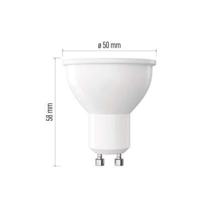 LED Dimmable bulb MR16 GU10/7W/230V 4000K