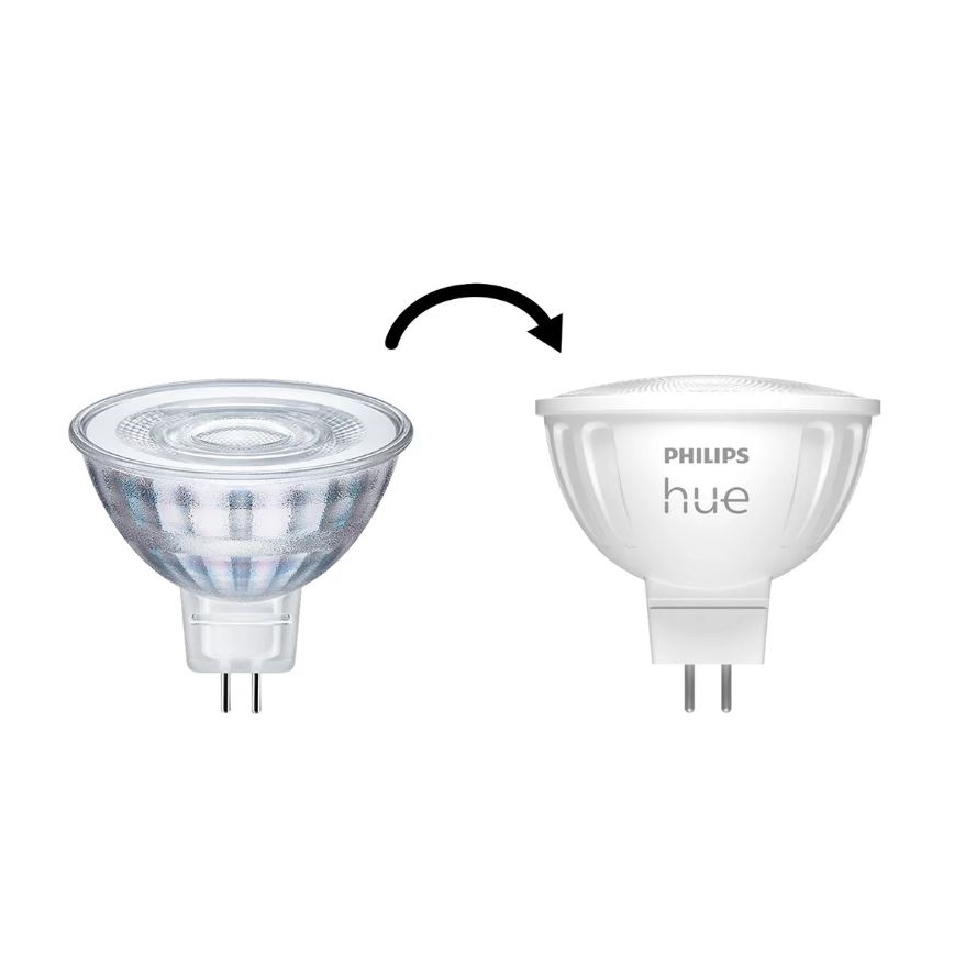 LED Dimmable bulb Philips Hue White Ambiance GU5,3/MR16/5,1W/12V 2200-6500K