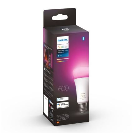 LED Dimmable bulb Philips Hue White And Color Ambiance A67 E27/13,5W/230V 2000-6500K