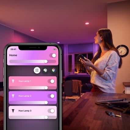 LED Dimmable bulb Philips Hue White And Color Ambiance E27/6,5W/230V 2000-6500K